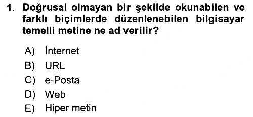 İnternet Ve Web Programlama 2018-2019 Dönem Sonu Sınavı - 1. soru