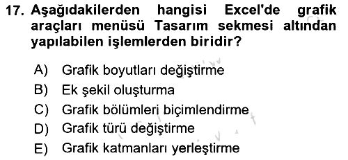 İşlem Tabloları 2023-2024 Ara Sınav - 17. soru