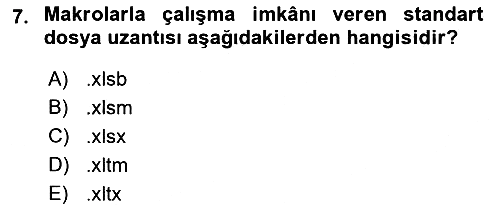 İşlem Tablosu Programlama 2019-2020 Ara Sınav - 7. soru