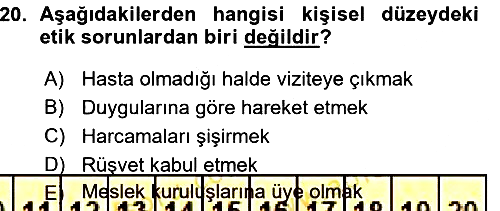 İşletme İlkeleri 2015-2016 Ara Sınav - 20. soru