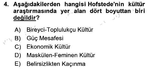 İşletme İlkeleri 2025-2026 Ara Sınav - 4. soru