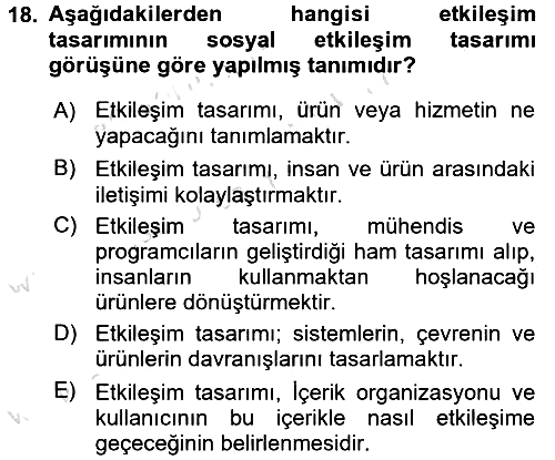 Kullanıcı Deneyimi 2016-2017 Ara Sınav - 18. soru