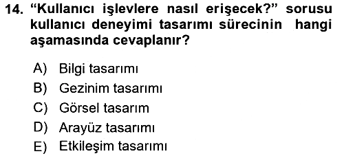 Kullanıcı Deneyimi 2017-2018 Ara Sınav - 14. soru