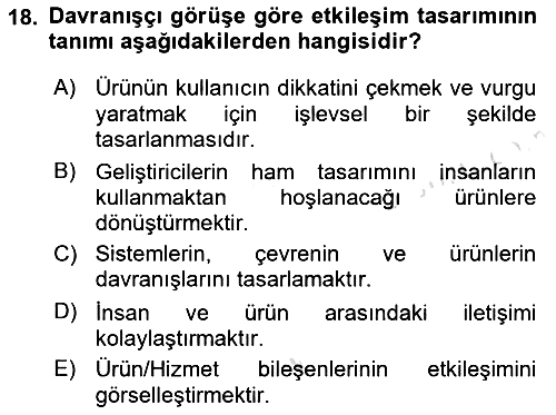 Kullanıcı Deneyimi 2019-2020 Ara Sınav - 18. soru
