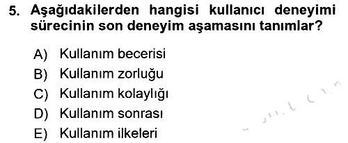 Kullanıcı Deneyimi 2021-2022 Ara Sınav - 5. soru