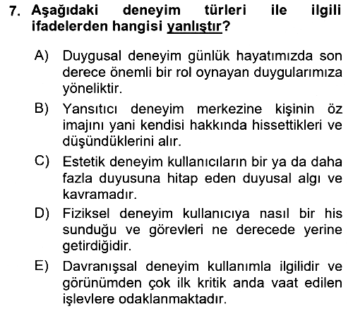 Kullanıcı Deneyimi 2023-2024 Ara Sınav - 7. soru