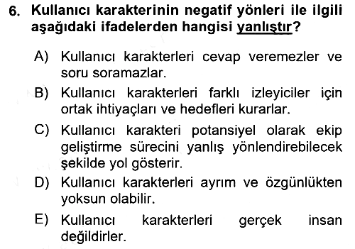 Kullanıcı Deneyimi 2016-2017 Dönem Sonu Sınavı - 6. soru
