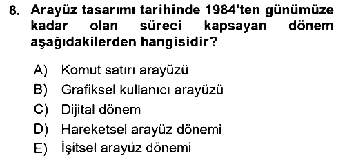 Kullanıcı Deneyimi 2017-2018 Dönem Sonu Sınavı - 8. soru