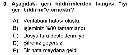 Kullanıcı Deneyimi 2024-2025 Dönem Sonu Sınavı - 9. soru