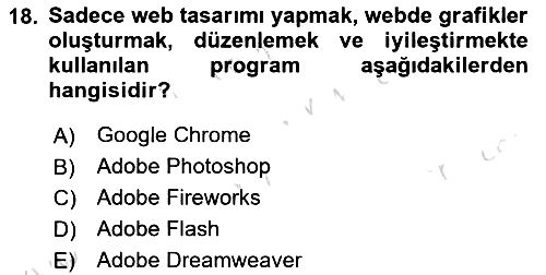 Kullanıcı Deneyimi 2021-2022 Yaz Okulu Sınavı - 18. soru