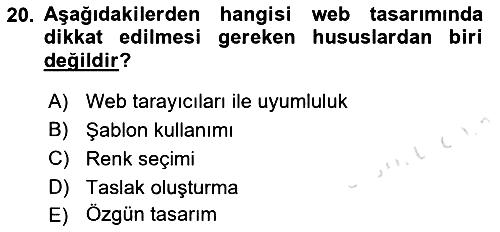 Kullanıcı Deneyimi 2022-2023 Yaz Okulu Sınavı - 20. soru