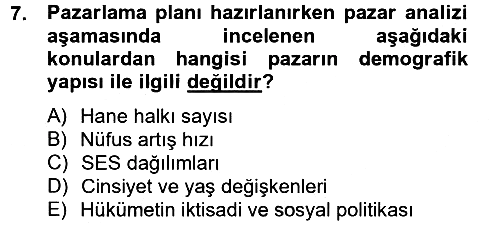 Marka ve Yönetimi 2012-2013 Ara Sınav - 7. soru