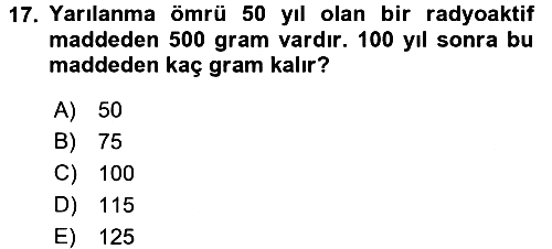 Matematik 1 2016-2017 Ara Sınav - 17. soru