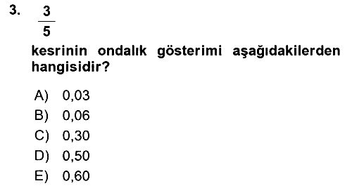 Matematik 1 2021-2022 Ara Sınav - 3. soru