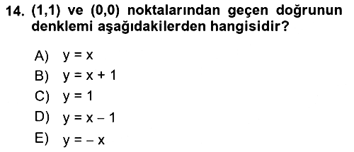 Matematik 1 2021-2022 Ara Sınav - 14. soru