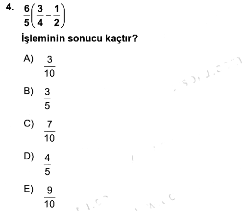 Matematik 1 2025-2026 Ara Sınav - 4. soru