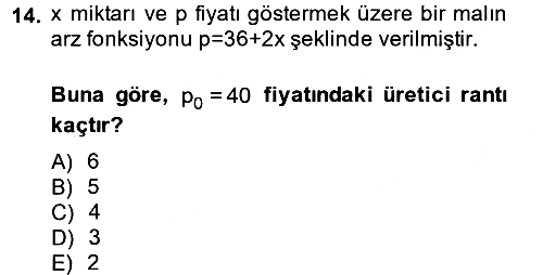 Matematik 2 2012-2013 Ara Sınav - 14. soru