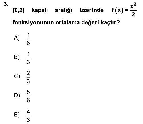 Matematik 2 2015-2016 Ara Sınav - 3. soru
