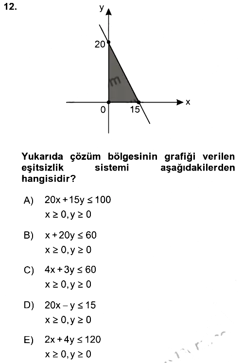 Matematik 2 2016-2017 Ara Sınav - 12. soru