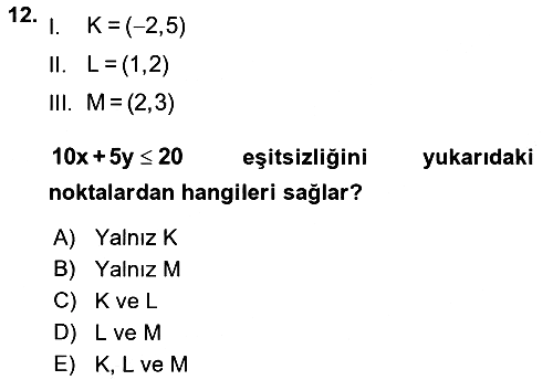 Matematik 2 2017-2018 Ara Sınav - 12. soru