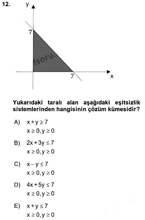 Matematik 2 2018-2019 Ara Sınav - 12. soru