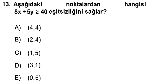Matematik 2 2018-2019 Ara Sınav - 13. soru
