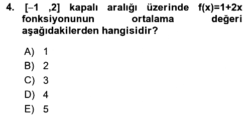 Matematik 2 2023-2024 Ara Sınav - 4. soru