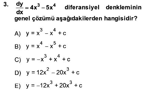 Matematik 2 2013-2014 Dönem Sonu Sınavı - 3. soru
