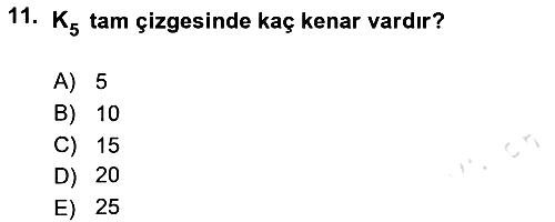 Matematik 2 2020-2021 Yaz Okulu Sınavı - 11. soru
