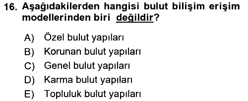 Programlamada Yeni Eğilimler 2018-2019 Dönem Sonu Sınavı - 16. soru