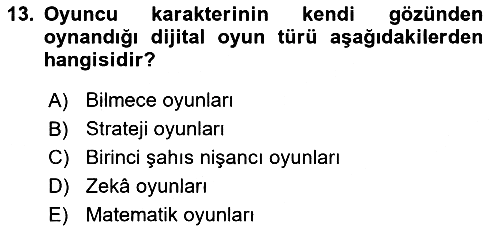 Programlamada Yeni Eğilimler 2020-2021 Yaz Okulu Sınavı - 13. soru