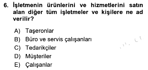 Sistem Analizi Ve Tasarımı 2024-2025 Ara Sınav - 6. soru