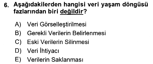 Sistem Analizi Ve Tasarımı 2023-2024 Dönem Sonu Sınavı - 6. soru