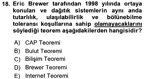 Veritabanı Programlama 2017-2018 Dönem Sonu Sınavı - 18. soru