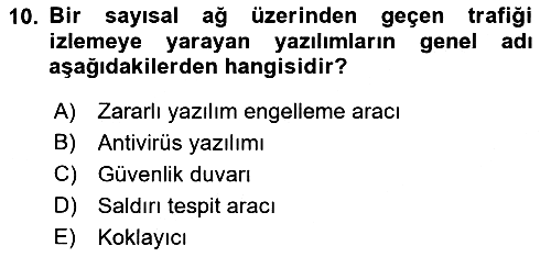 Veritabanı Programlama 2018-2019 Dönem Sonu Sınavı - 10. soru