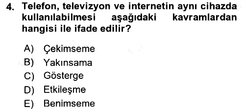 Yeni İletişim Teknolojileri 2015-2016 Ara Sınav - 4. soru