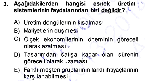 Yenilik Yönetimi 2013-2014 Ara Sınav - 3. soru