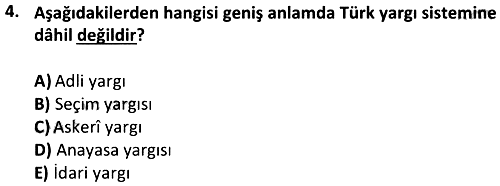 Kalem Mevzuatı ve Tebligat Hukuku Bilgisi 2024-2025 Ara Sınav - 4. soru