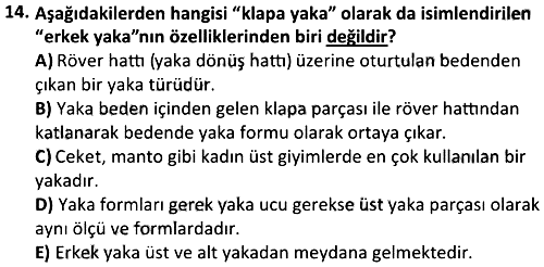 Koleksiyon Hazırlama ve Ürün Geliştirme 1 2023-2024 Dönem Sonu Sınavı - 14. soru