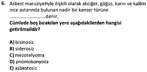 Bina Yönetim Sistemleri 2025-2026 Ara Sınav - 6. soru