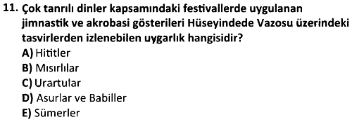Spor Tarihi ve Olimpizm 2025-2026 Ara Sınav - 11. soru