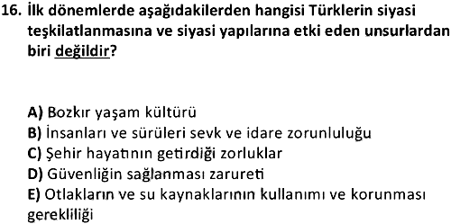 Siyasi Düşünceler Tarihi 2019-2020 Yaz Okulu Sınavı - 16. soru