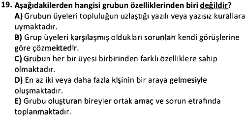 Çağrı Merkezi Yönetimi 1 2023-2024 3 Ders Sınavı - 19. soru